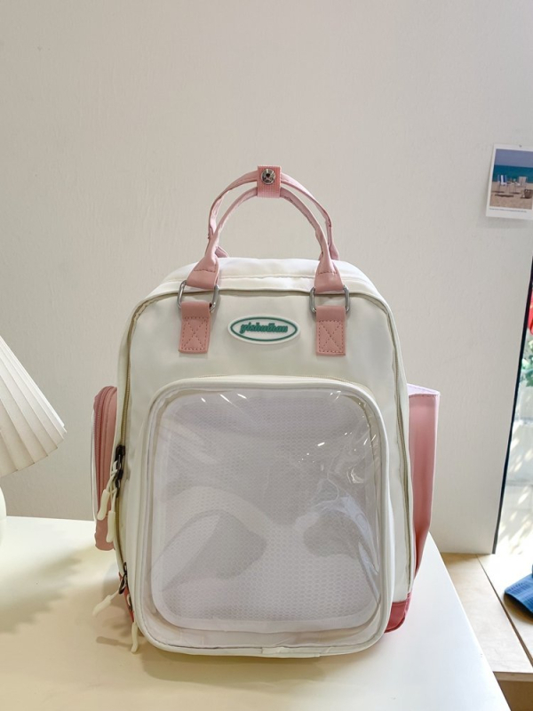 Prozirni najlonski ruksak velikog kapaciteta, za učenike, gradski stil koledža