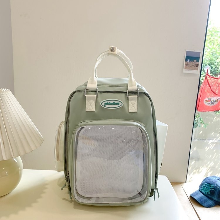 Prozirni najlonski ruksak velikog kapaciteta, za učenike, gradski stil koledža
