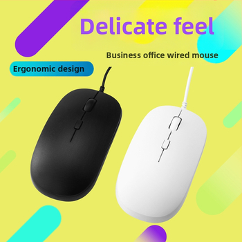 Laidinis USB pelė, 1600dpi, 4 mygtukai, ergonomiškas dizainas, USB sąsaja, kabelis 140 cm