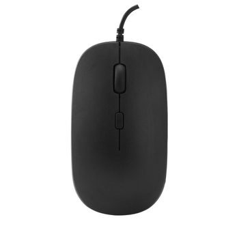 Laidinis USB pelė, 1600dpi, 4 mygtukai, ergonomiškas dizainas, USB sąsaja, kabelis 140 cm