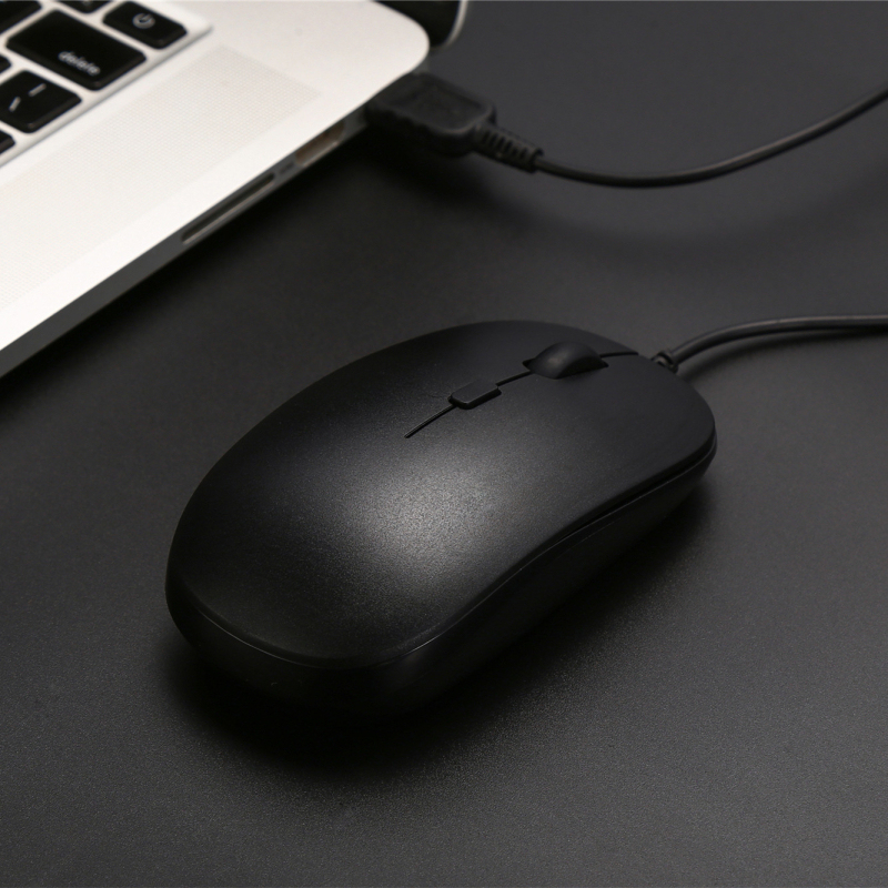 Laidinis USB pelė, 1600dpi, 4 mygtukai, ergonomiškas dizainas, USB sąsaja, kabelis 140 cm