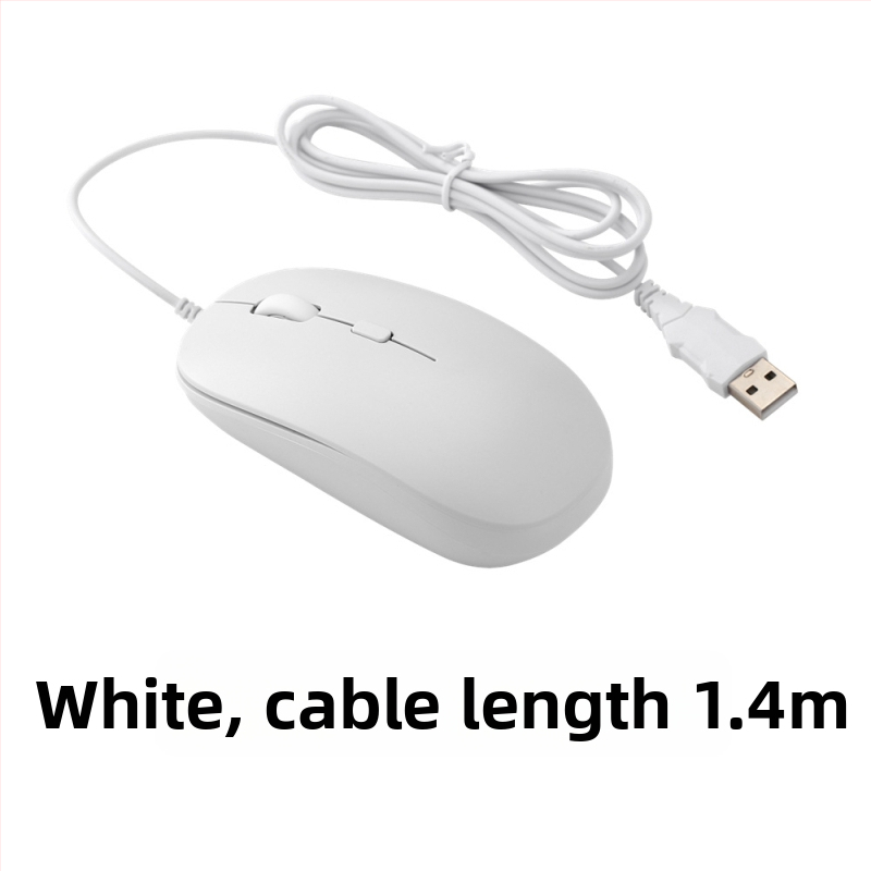 Laidinis USB pelė, 1600dpi, 4 mygtukai, ergonomiškas dizainas, USB sąsaja, kabelis 140 cm