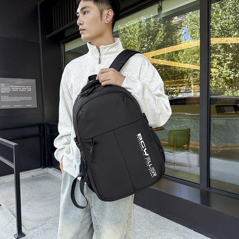 Torba za putovanje s laptopom, unisex, kompatibilna s 14-inčnim laptopom, kapacitet 36–55 L, Oxford tkanina, prozračan