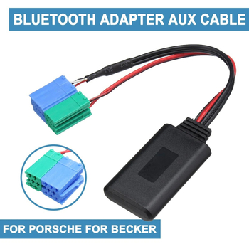Automobilski Bluetooth 5.0 HiFi audio Mini ISO konektor 6Pin/8Pin za Porsche, ABS materijal, model 0022