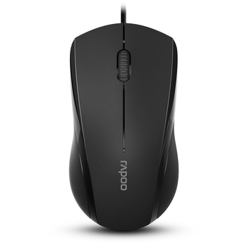 Rapoo N1600 жична оптична мишка, USB, 1000 DPI, 3 бутона, за лява ръка, настолна