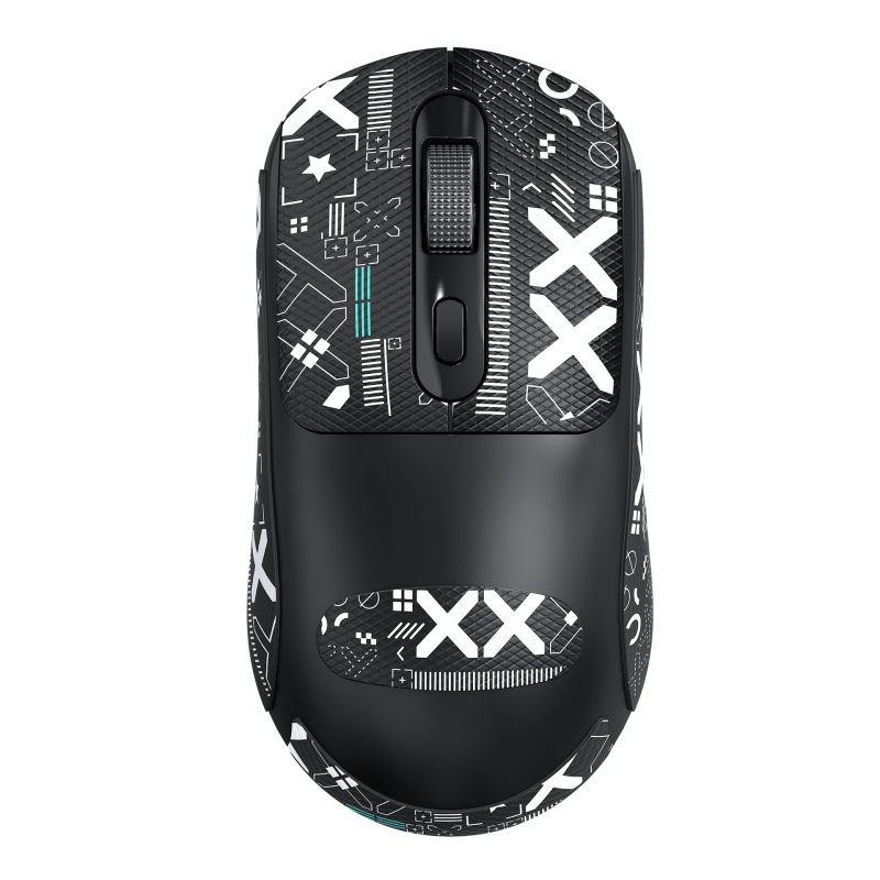 Bežična miška Thunder Wolf X8 za poslovne i gaming potrebe, tih rad, 2.4G/Bluetooth, 4 tipke, 1600 DPI, s naljepnicom protiv klizanja