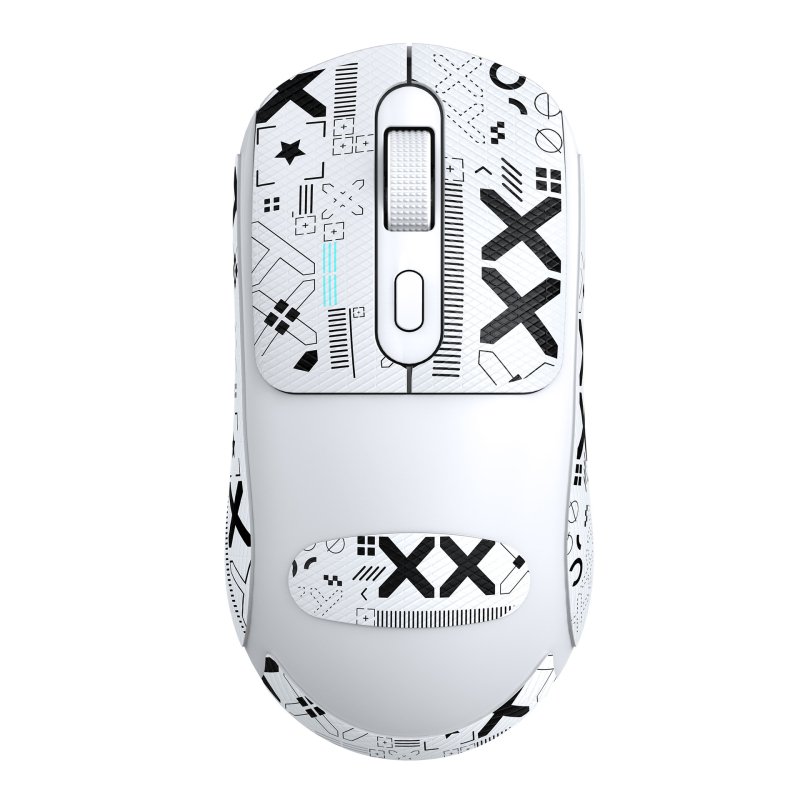 Bežična miška Thunder Wolf X8 za poslovne i gaming potrebe, tih rad, 2.4G/Bluetooth, 4 tipke, 1600 DPI, s naljepnicom protiv klizanja