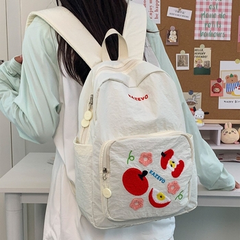Unisex ranac od najlona, 20–35L, za 14-inčni laptop, naramenice s zračnim jastučićem, opušten stil