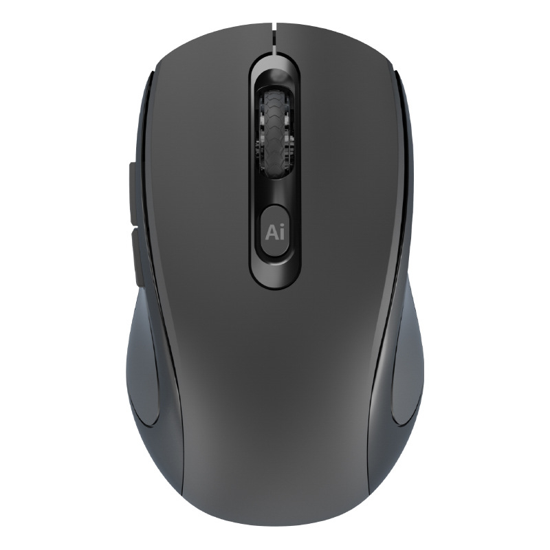 Безжична мишка с 4000 DPI, 6 бутона, USB интерфейс, 2.4G + Bluetooth, вградена презареждаема батерия, ергономичен дизайн