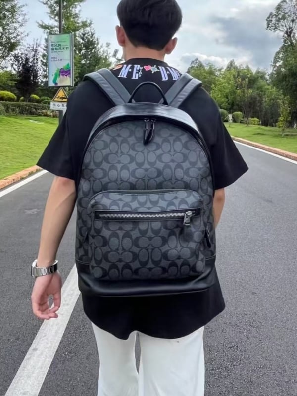 Ruksak za prijenosno računalo i posao, unisex dizajn, PVC materijal, stil mladi kampus, kapacitet ispod 20L, za slobodno vrijeme putovanja