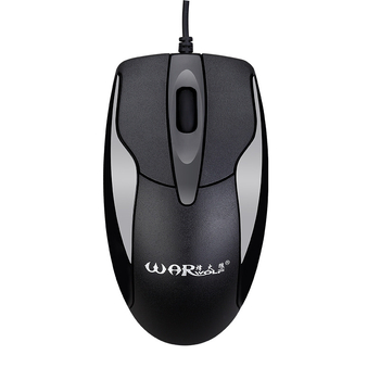 Žični USB miš, 1200 DPI, 3 tipke, ergonomski, kabel 1,5 m, za stolna računala