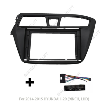 Hy-02 Android navigacijos rėmelis Hyundai i20 (2014-2015), medžiaga: Shuo plastikas, 12V, SNR 100