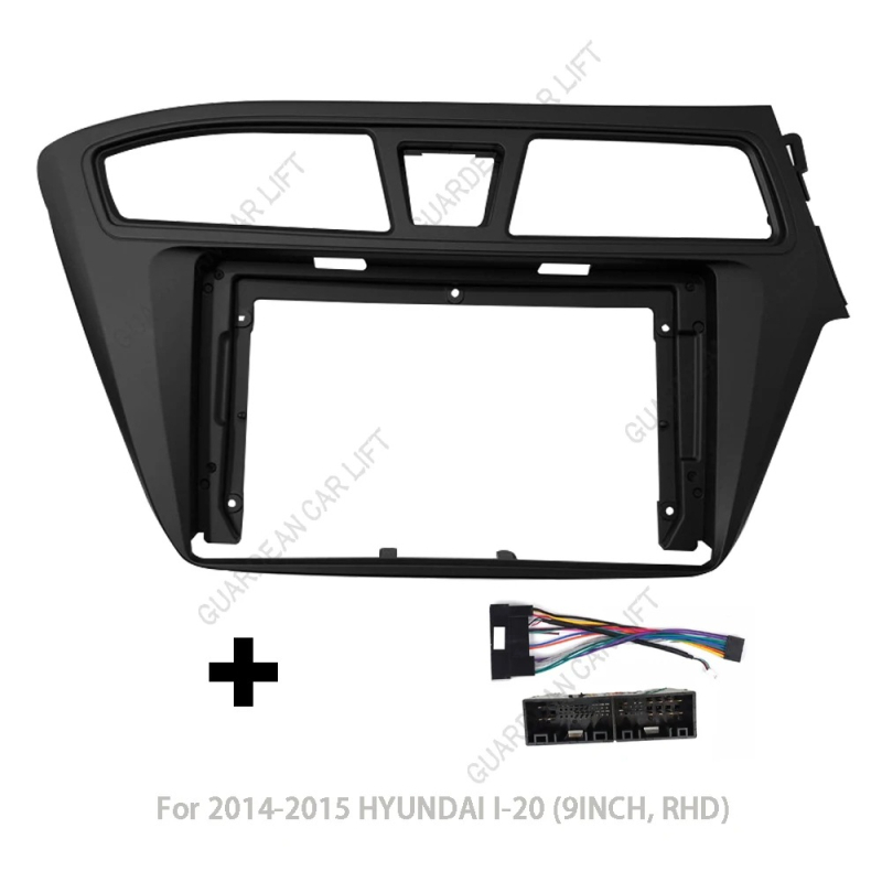 Hy-02 Android navigacijos rėmelis Hyundai i20 (2014-2015), medžiaga: Shuo plastikas, 12V, SNR 100