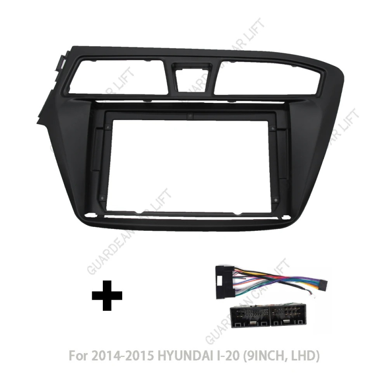 Hy-02 Android navigacijos rėmelis Hyundai i20 (2014-2015), medžiaga: Shuo plastikas, 12V, SNR 100