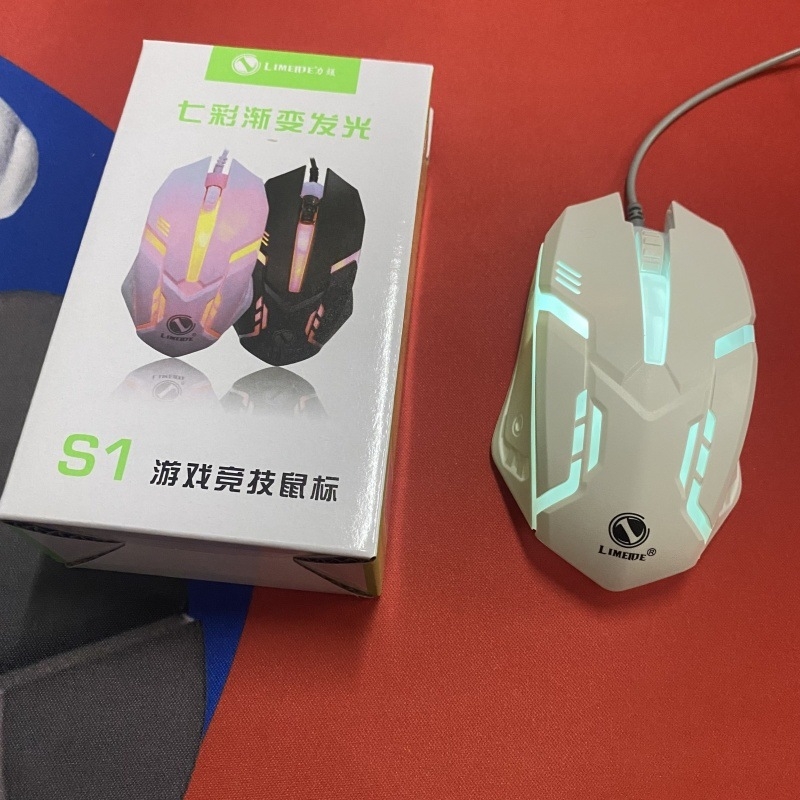 Жична мишка с подсветка (9 бутони; PS/2 интерфейс; подсветка)