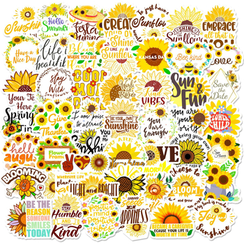 DeLeda set naljepnica sa suncokretima – Nordic Wind stil, offset tiskanje, spremno za lijepljenje, bez IP autorizacije