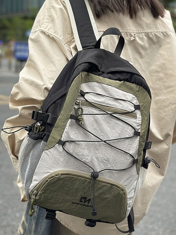 Unisex nylon ruksak za outdoor putovanja, s proširivim kapacitetom 20–35 L