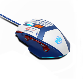 GM28 жична оптична гейминг мишка с 10000 DPI, 12 програмируеми бутони, RGB осветление, поддръжка на макро, ергономичен дизайн