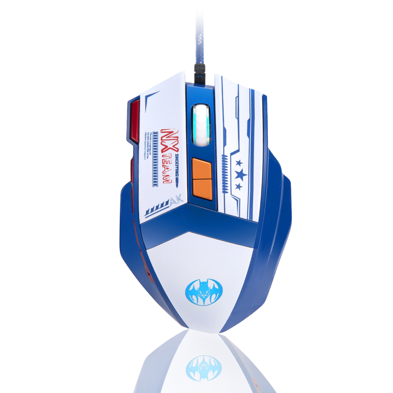 GM28 жична оптична гейминг мишка с 10000 DPI, 12 програмируеми бутони, RGB осветление, поддръжка на макро, ергономичен дизайн