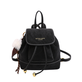 Rucsac PU catifea cu închidere cu fermoar, căptușeală poliester, buzunar laminat cu fermoar, compartiment mezzanine – geantă de oraș zilnică pentru femei