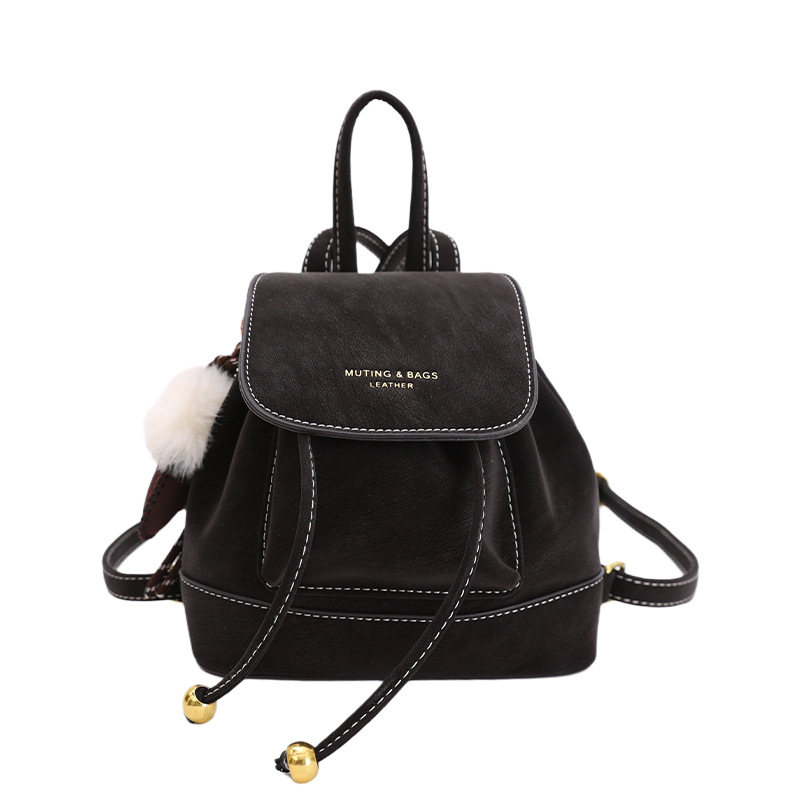 Rucsac PU catifea cu închidere cu fermoar, căptușeală poliester, buzunar laminat cu fermoar, compartiment mezzanine – geantă de oraș zilnică pentru femei