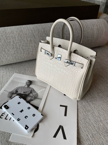 Geantă PU cu textură crocodil, închidere cu lacăt, formă orizontală dreptunghiulară, buzunar interior pentru telefon, curea de umăr