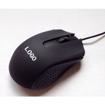 Mouse cablat pentru desktopuri, interfață USB, 1000 DPI, 3 butoane, design ergonomic