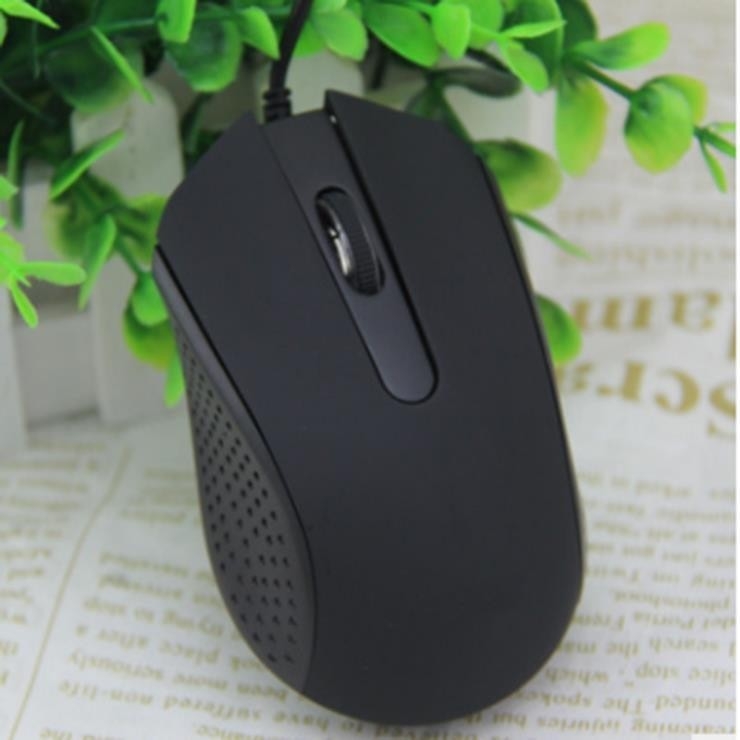 Mouse cablat pentru desktopuri, interfață USB, 1000 DPI, 3 butoane, design ergonomic