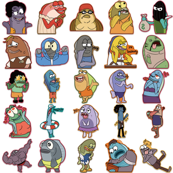 Set de stickere cartoon pentru telefoane și carnețele, material hârtie, imprimare, fără logo