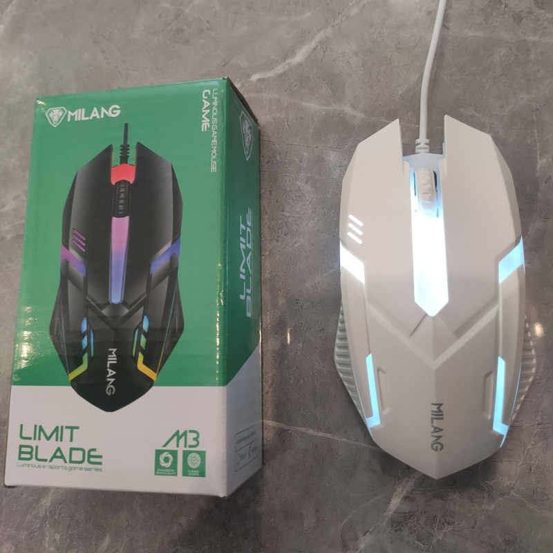 Mouse optic USB cablat, 3 butoane, 1000 DPI, compatibil cu laptop