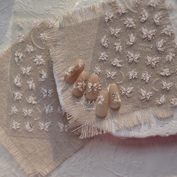 Körömdekorációs matrica – kristálygyémántok, virágok és pillangók, rajzfilm mintázat, minimalist stílus