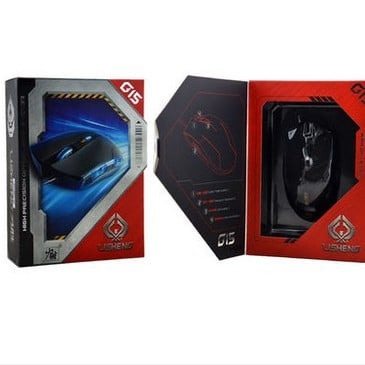 Ποντίκι οπτικό G15, ενσύρματο USB, 2400 DPI, 6 κουμπιά, εργονομικό