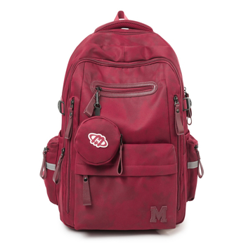 Ženski nylon ruksak, vodootporan, japanskog stila, velika kapaciteta, zakrivljene naramenice