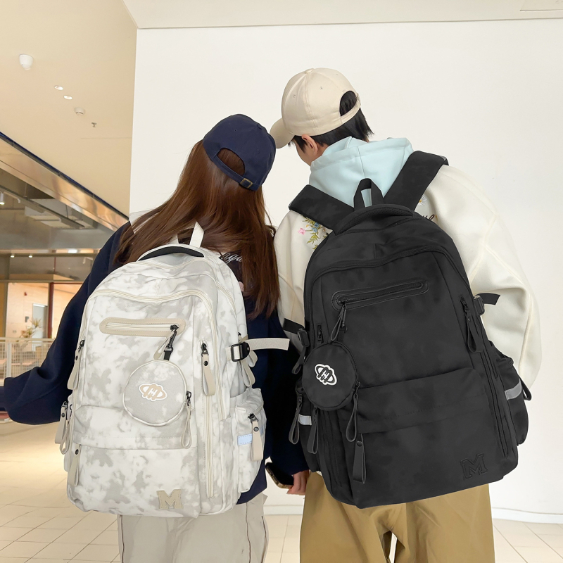 Ženski nylon ruksak, vodootporan, japanskog stila, velika kapaciteta, zakrivljene naramenice