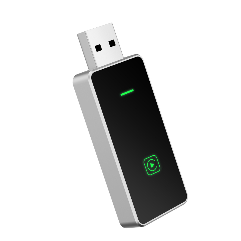 Bežični dvokanalni USB Box za CarPlay i Android Auto – 5V, 3–5W, 45 g, LED indikatori