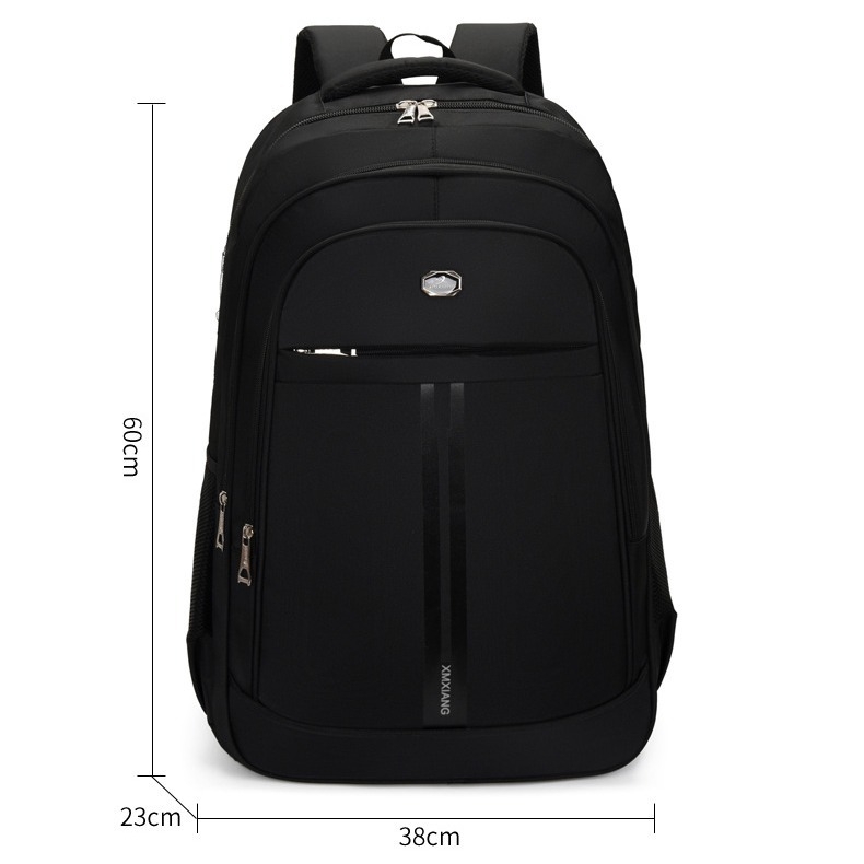 Rucsac unisex pentru afaceri, capacitate 56-75 L, material Oxford, curele cu pernă de aer, căptușeală poliester