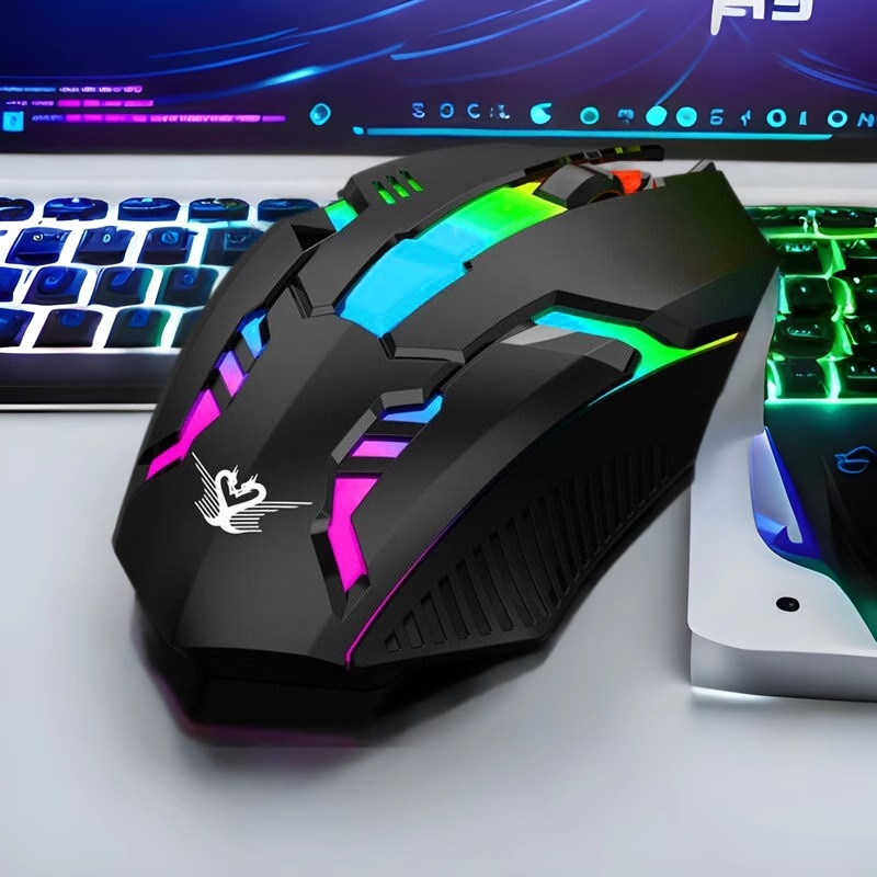 Kablena optička gaming miša, USB, 1200 DPI, 3 tipke, ergonomski dizajn