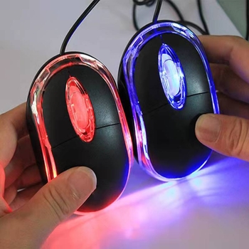 Drôtová USB optická myš - 1000 DPI, 3 tlačidlá, kompatibilná s desktopom, 1,2 m USB kábel