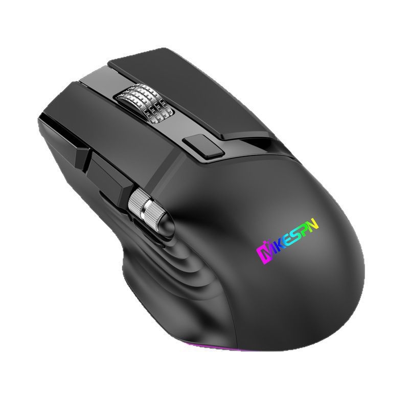Gaming miš s tri načina rada, podrška makra, 10 programabilnih tipki, RGB osvijetljenje, 16000 DPI, žično + 2,4G bežično povezivanje