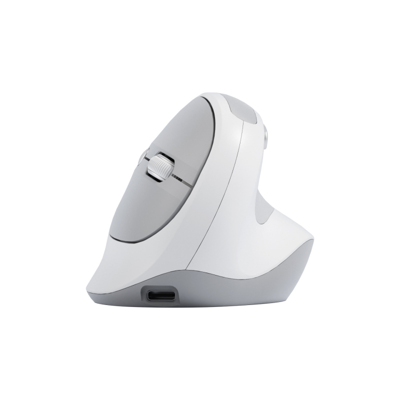Bow ergonomski vertikalni miš — tri načina napajanja, 1600 DPI, 6 tipki, 2.4G/Bluetooth, USB