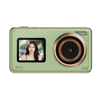 Študentská digitálna kamera s prednou a zadnou duálnou kamerou, 18x optický zoom, CMOS senzor 12MP, 3,0'' LCD, 1080p video, elektronická stabilizácia