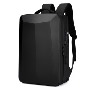 Ruksak za gaming laptop s ABS tvrdim kućištem, za 15,6–17,3 inča, kapacitet ispod 20 L, vodootporan, zaštita od krađe, ergonomski zakrivljeni remeni (poslovno putovanje)