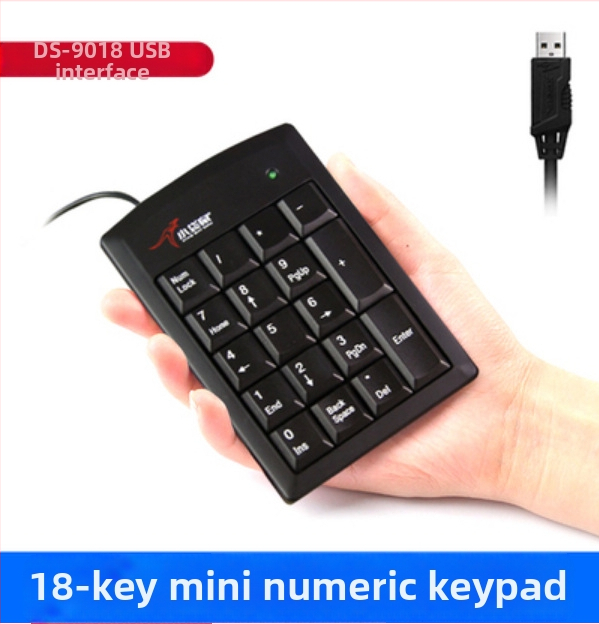 Little Kangaroo DS-9018 numerička tipkovnica, žičano spajanje, podrška prilagodbi