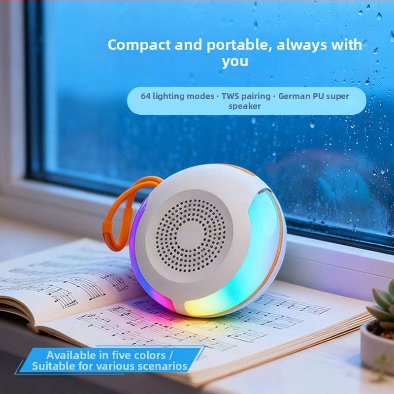 Prijenosni Bluetooth zvučnik s ugrađenom baterijom, 5W izlaz, Bluetooth 5.0, frekvencijski raspon 100 Hz–20 kHz, domet 10 m