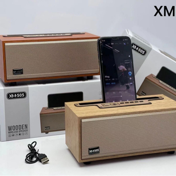 Bežični Bluetooth zvučnik za stolno korištenje s utorom za karticu, drveni retro kompaktni prijenosnik — Bluetooth verzija 5.3; nazivna snaga 8W; frekvencijski raspon 100 Hz–20 kHz; omjer signala i šuma ≥75 dB; ugrađena litij baterija 1000–1200 mAh