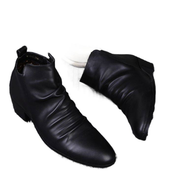 Ghete de bărbați, stil Martin, stil coreean, înălțire interioară, partea superioară din piele split