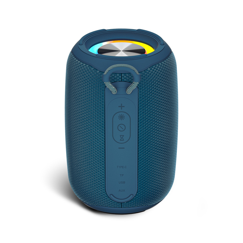 Bluetooth ηχείο εξωτερικού χώρου με IPX6 αδιάβροχο, LED φώτα, 12W ισχύς, Bluetooth 5.3, ενσωματωμένη μπαταρία 1200–2000mAh