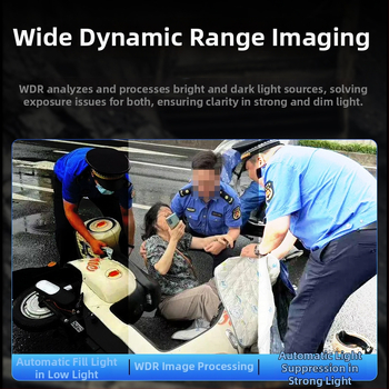 Profesionálna telesná kamera s nočným videním, 10x optický zoom, 1440P video, záznam s klipom