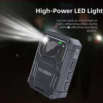 Profesionálna telesná kamera s nočným videním, 10x optický zoom, 1440P video, záznam s klipom