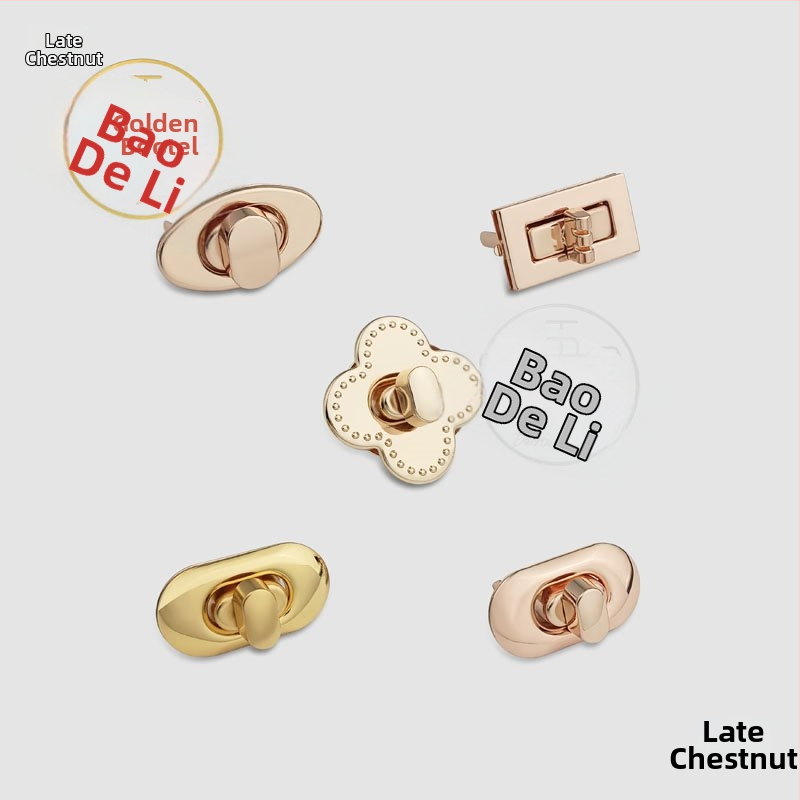 Somu Twist Lock – metāla, DIY, atsperes aizslēdzs, griežams, apaļš/ovāls, gredzenveida poga